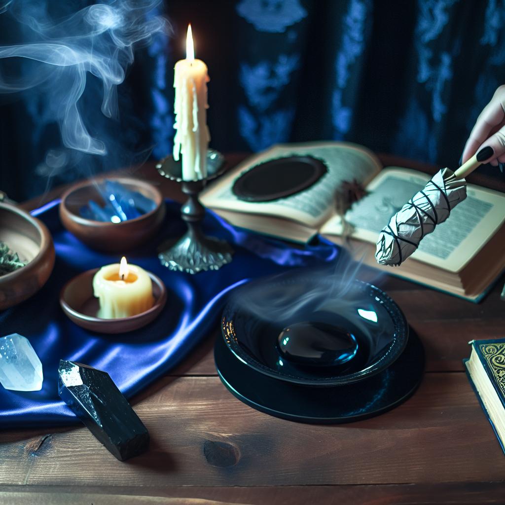 How to cleanse and prepare scrying tools.