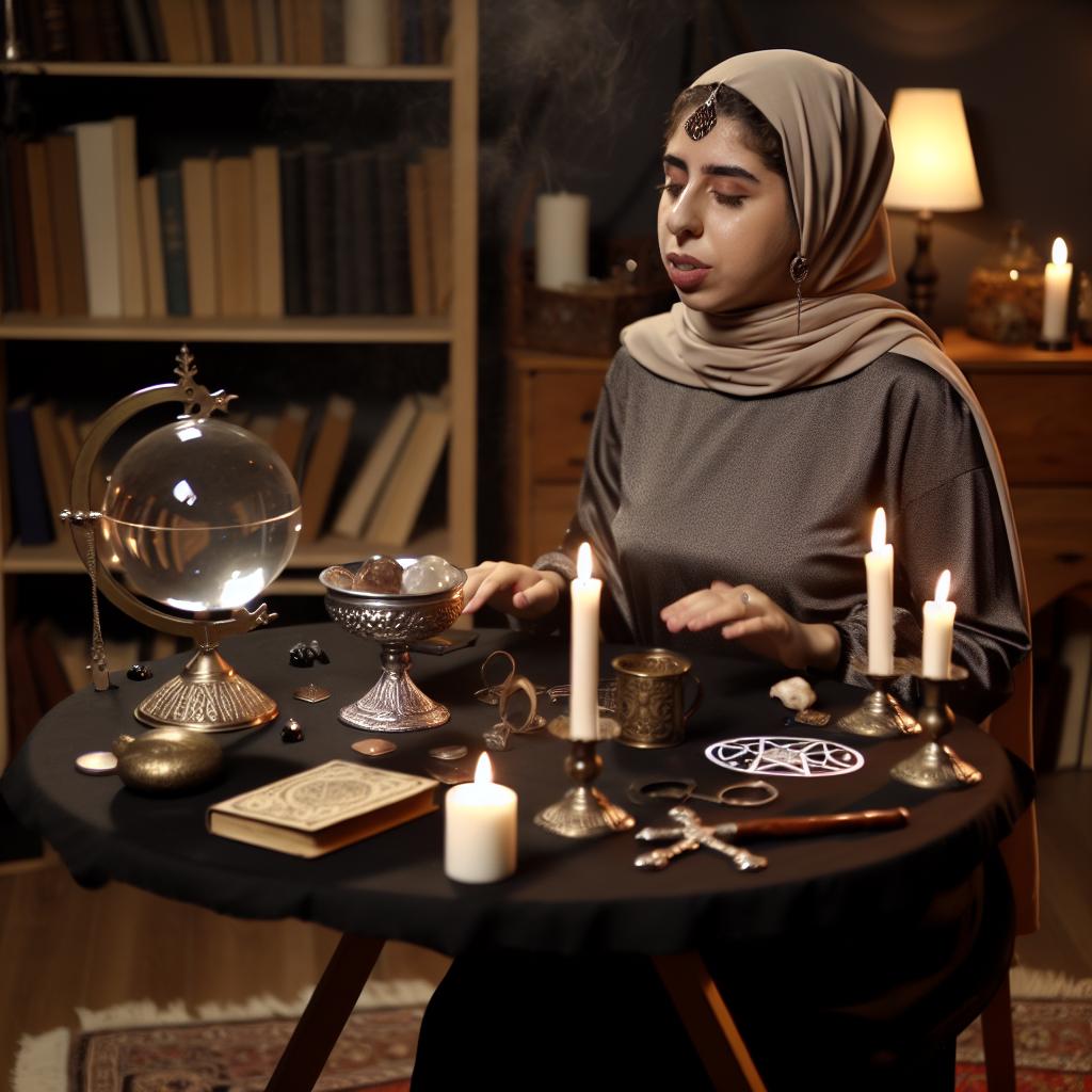 How scrying is used in modern Wicca.