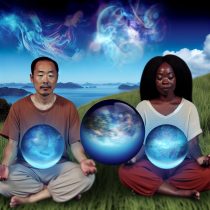 The role of meditation in enhancing scrying abilities.