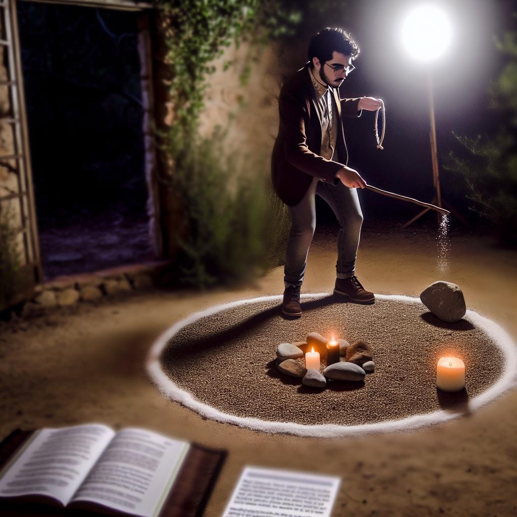 How to cast a protective circle in Wicca.