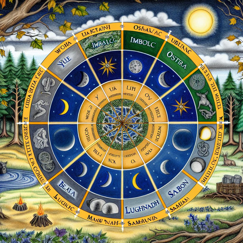 The importance of the Wheel of the Year in Wicca.