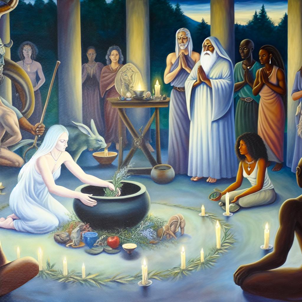 The role of deities in Wiccan worship.