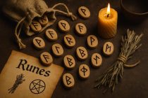 The use of runes in divination and spellwork.