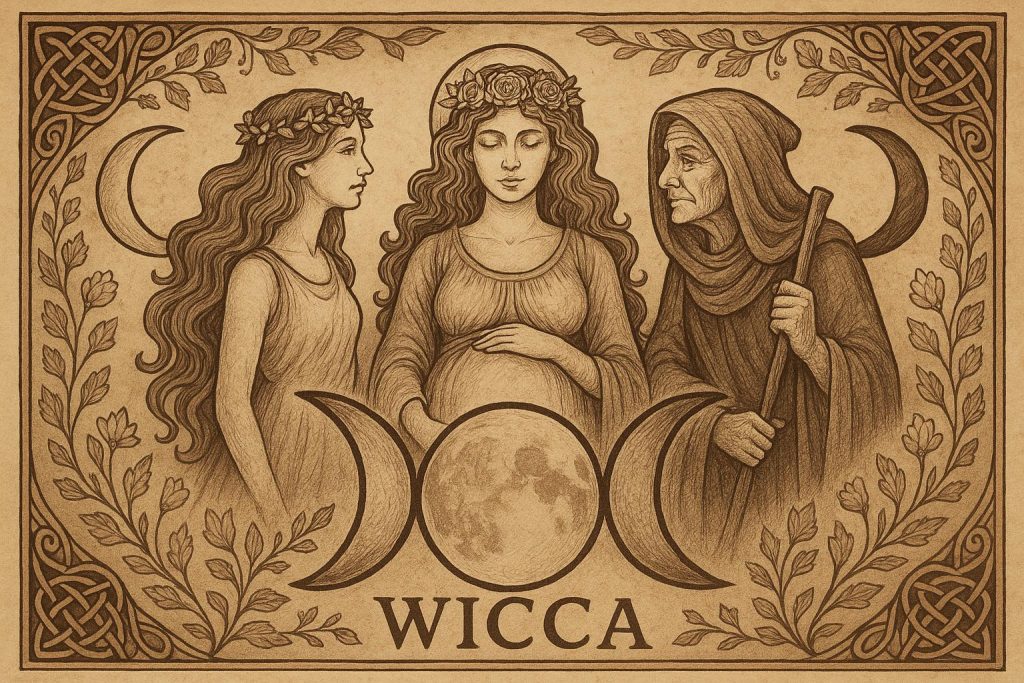 The significance of the Triple Goddess in Wicca.
