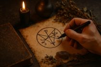 The use of sigils in magical practices.